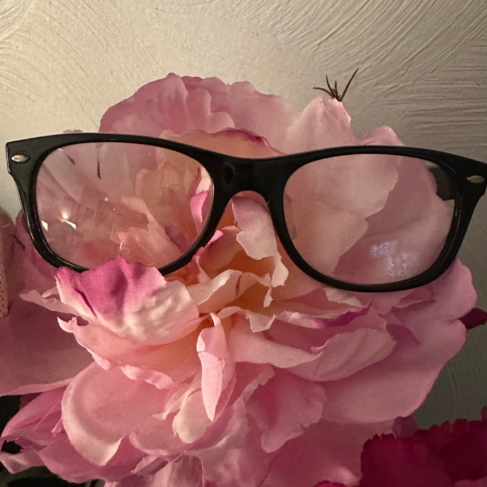 RAY-BAN Stylish Black Frame Glasses